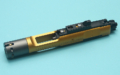MWS Forged Aluminum Complete Bolt Carrier Group Set (Gold)(For TM Buffer Tube)